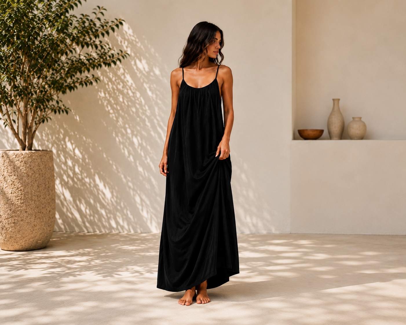 Robe Longue Dos Nu | MOKTANO