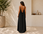 Robe Longue Dos Nu | MOKTANO