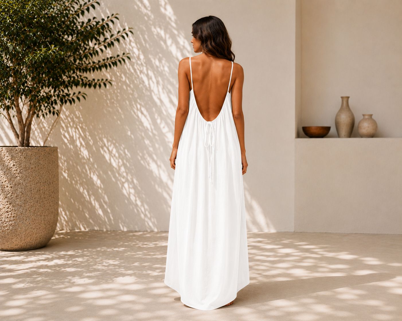 Robe Longue Dos Nu | MOKTANO