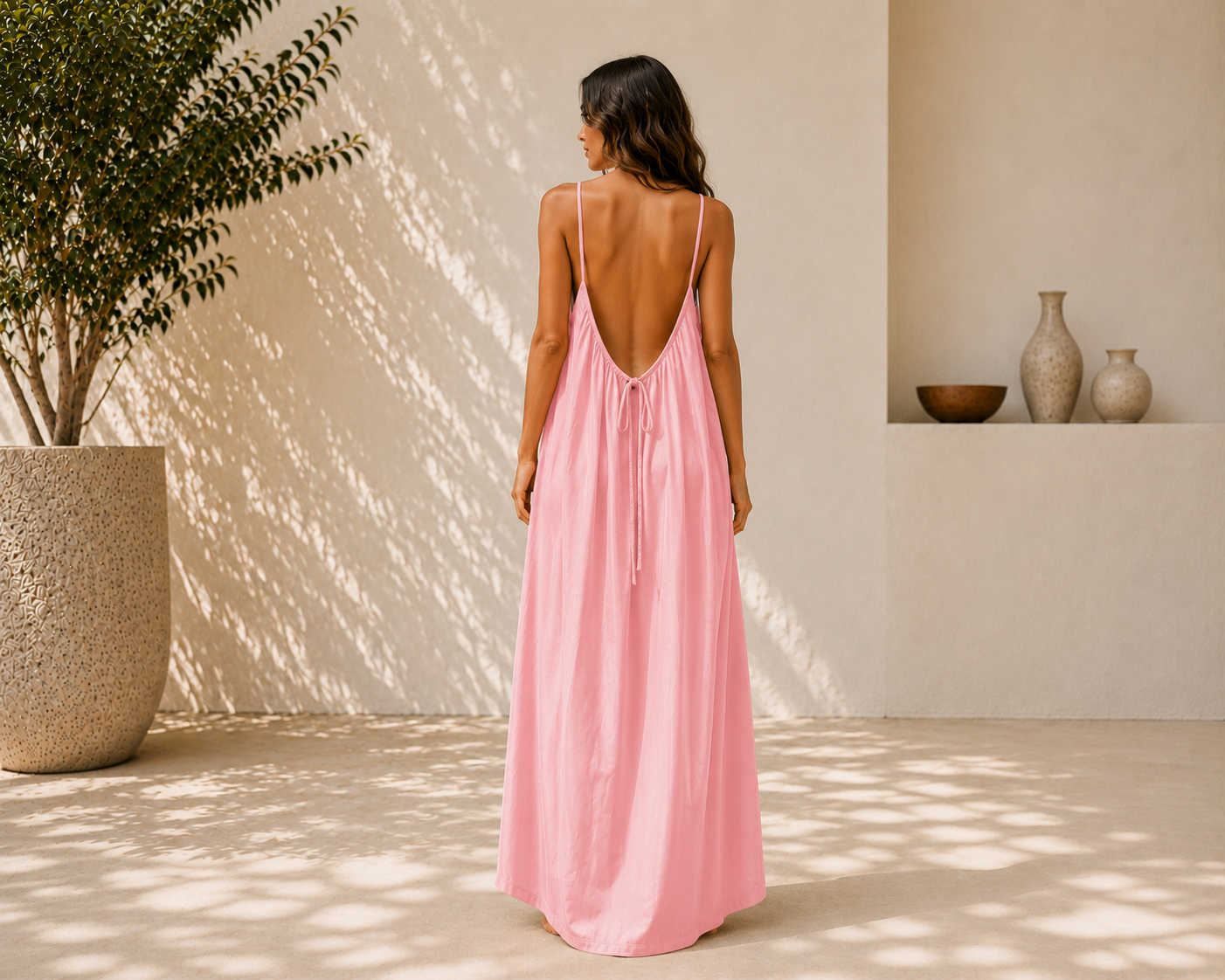 Robe Longue Dos Nu | MOKTANO