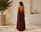 Robe Longue Dos Nu | MOKTANO