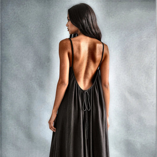 Robe Longue Dos Nu | MOKTANO